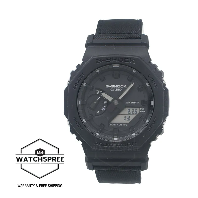 Casio G-Shock GA-2100 Lineup Carbon Core Guard Structure Utility Black Bluetooth  Watch GA2100BCE-1A GA-2100BCE-1A