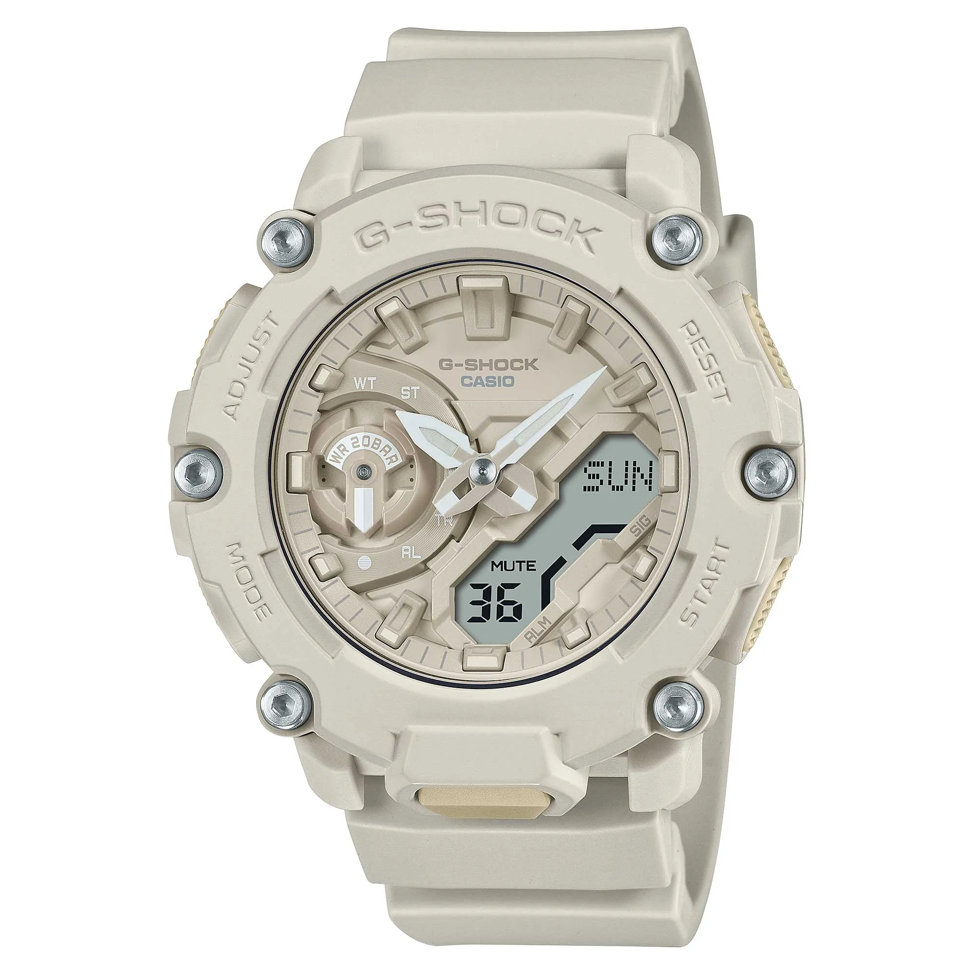 Casio G-Shock GA-2200 Lineup Carbon Core Guard Structure Natural Colour Series Off Watch GA2200NC-7A GA-2200NC-7A