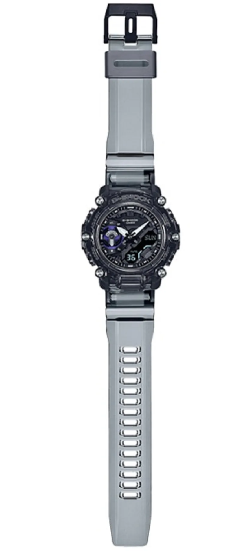 Casio G-shock GA-2200SKL-8A Digital Analog Stainless Steel Strap Watch For Men