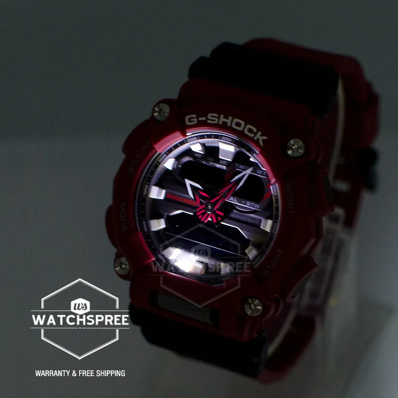 Casio G-Shock GA-900 Lineup Red Resin Band Watch GA900-4A GA-900-4A