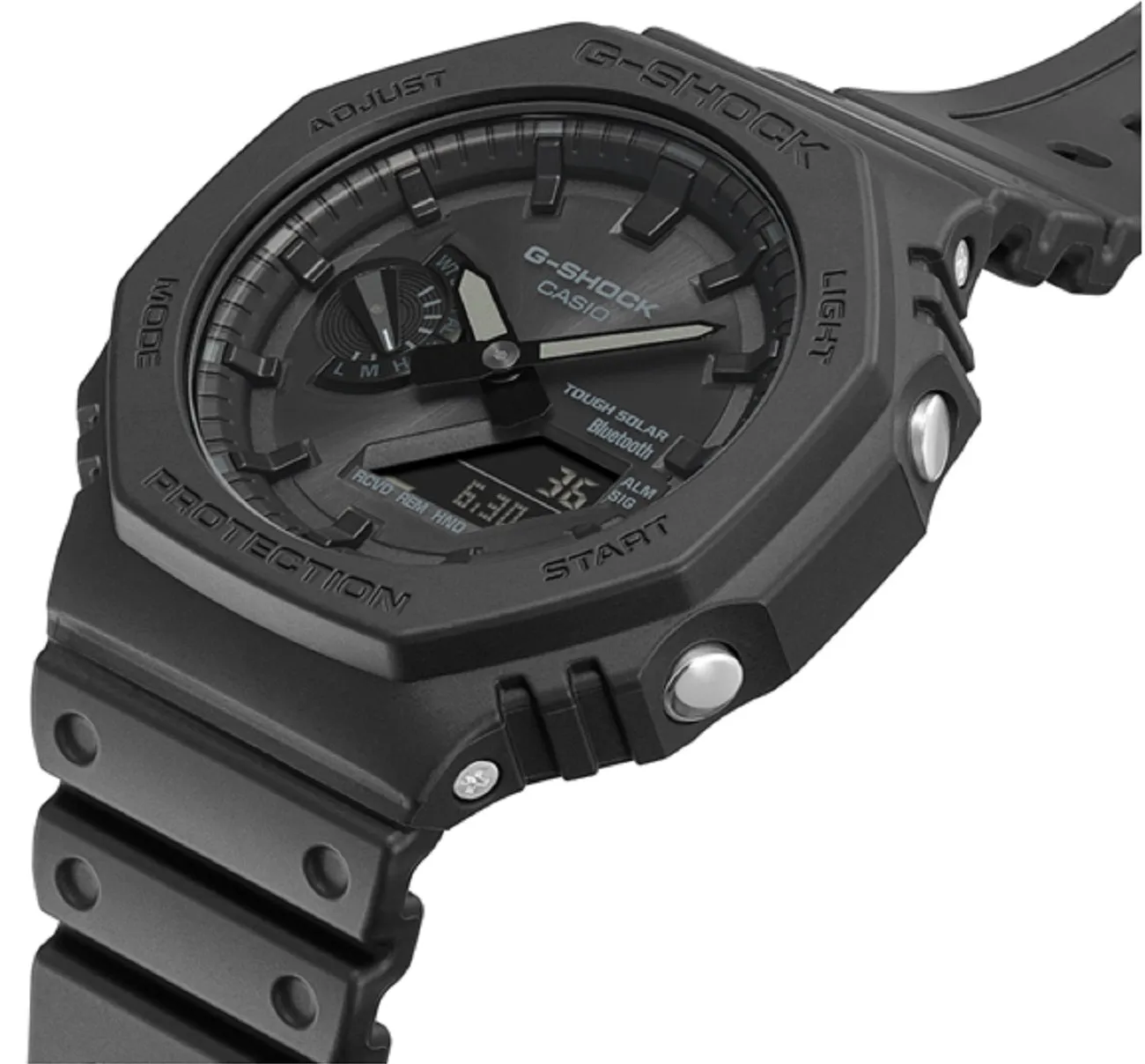 Casio G-shock GA-B2100-1A1 Digital Analog Rubber Strap Watch For Men