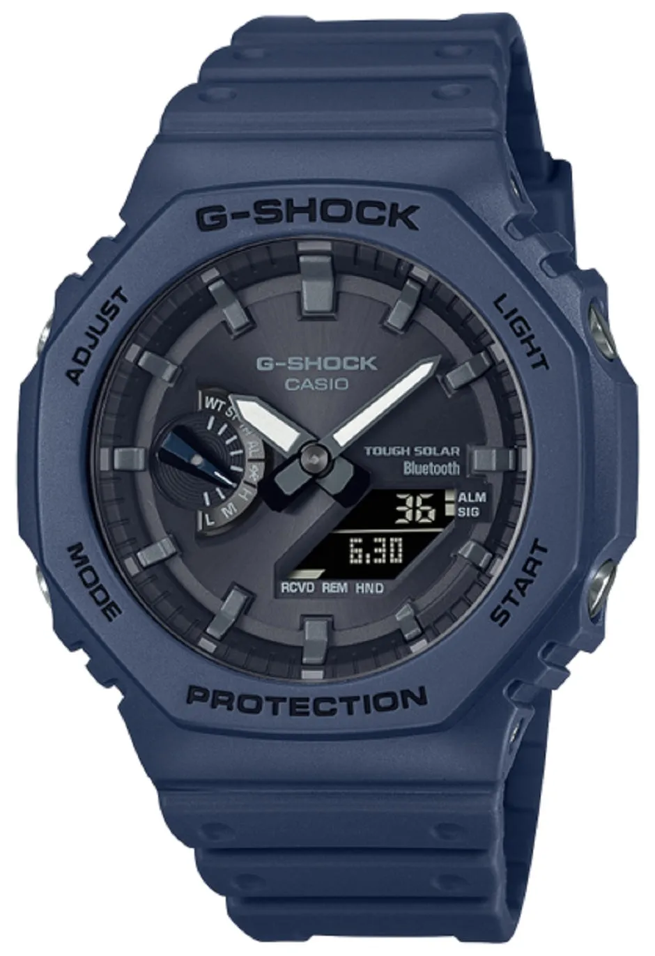 Casio G-shock GA-B2100-2A Digital Analog Rubber Strap Watch For Men