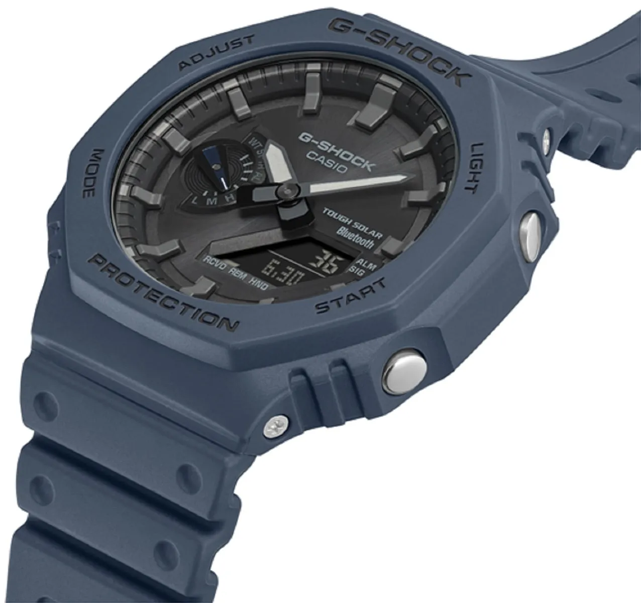 Casio G-shock GA-B2100-2A Digital Analog Rubber Strap Watch For Men