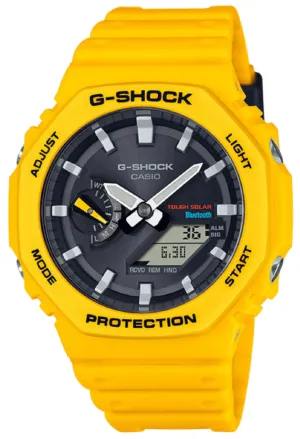 Casio G-shock GA-B2100C-9A Digital Analog Rubber Strap Watch For Men