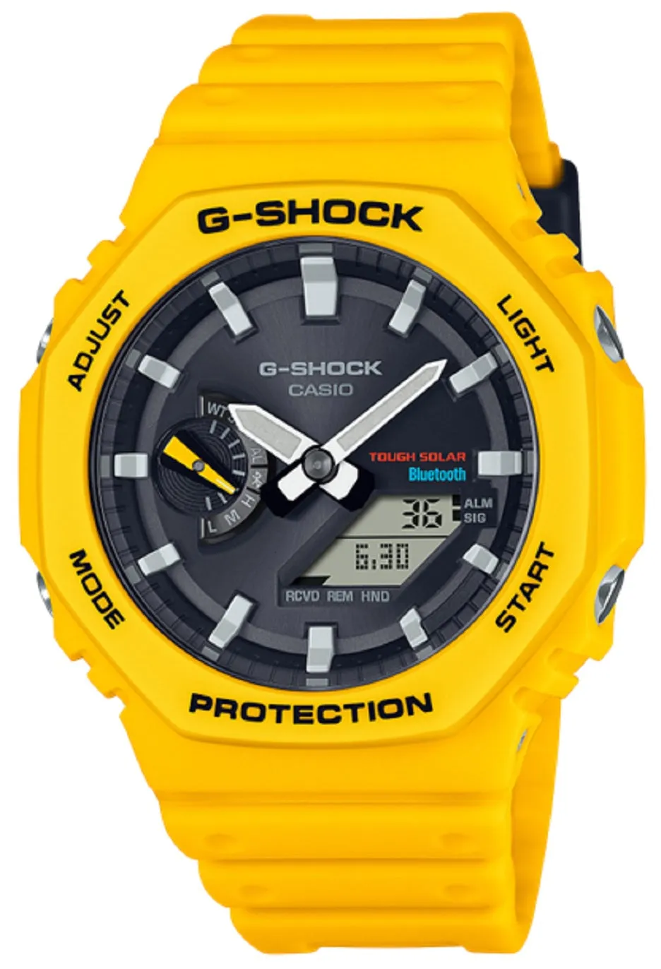 Casio G-shock GA-B2100C-9A Digital Analog Rubber Strap Watch For Men