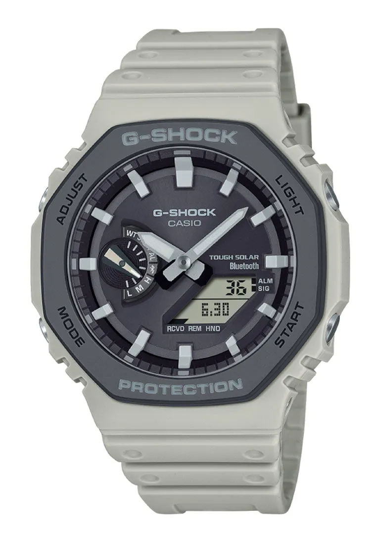 Casio G-shock GA-B2100LUU-5A Digital Analog Rubber Strap Solar Watch for Men