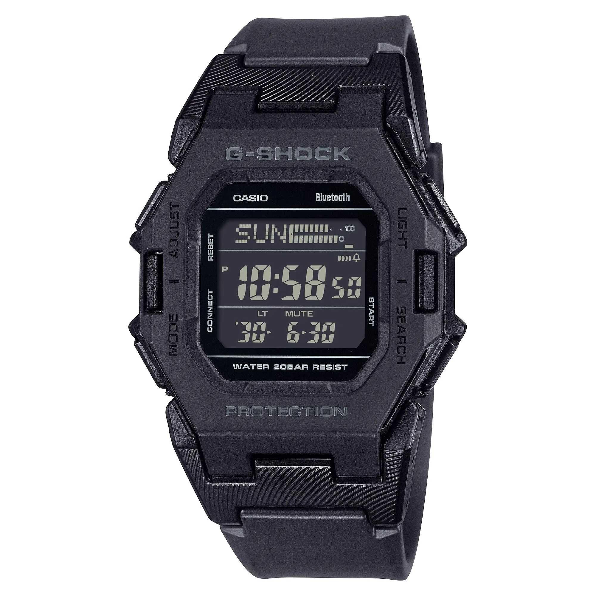 Casio G-Shock GB-D500 Lineup Bluetooth Step Tracker Dual Time Watch GD-B500-1D GD-B500-1