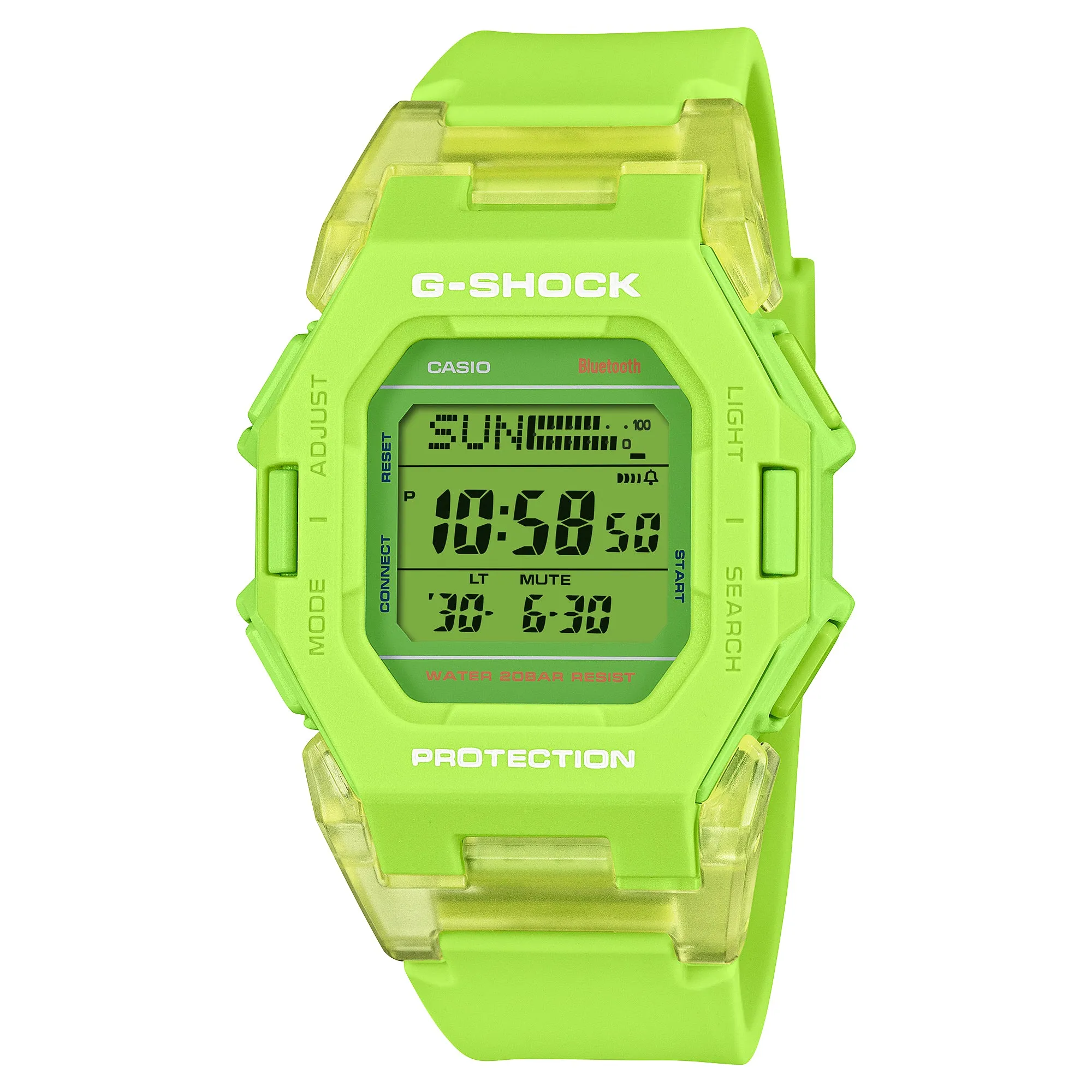 Casio G-Shock GB-D500 Lineup Bluetooth Step Tracker Dual Time Watch GD-B500S-3D GD-B500S-3