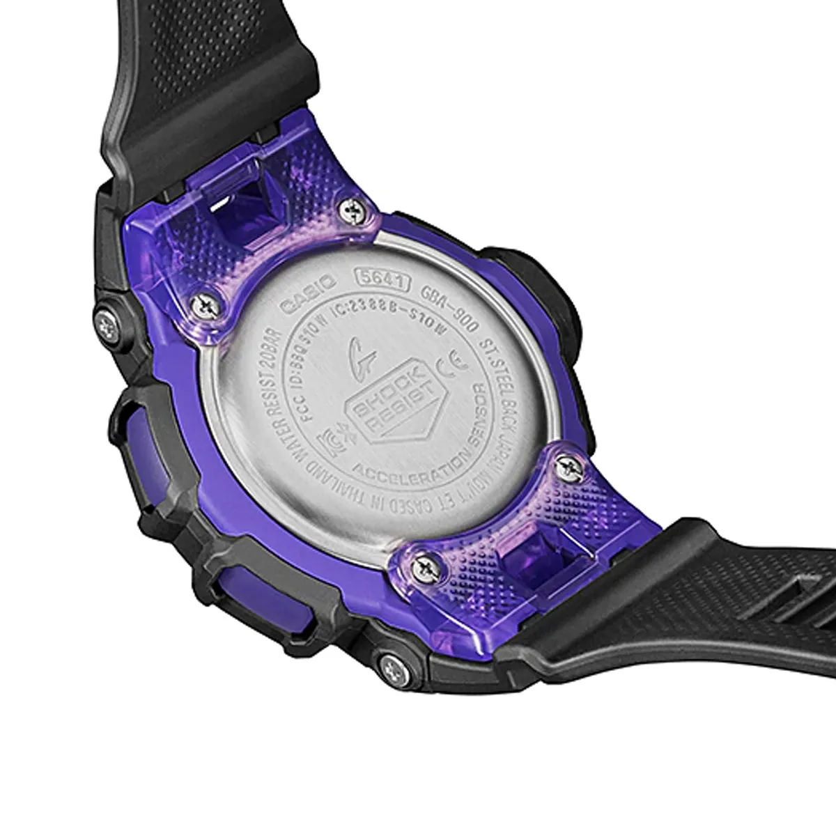Casio G-shock GBA-900-1A6 Bluetooth Digital Analog Rubber Strap Watch For Men