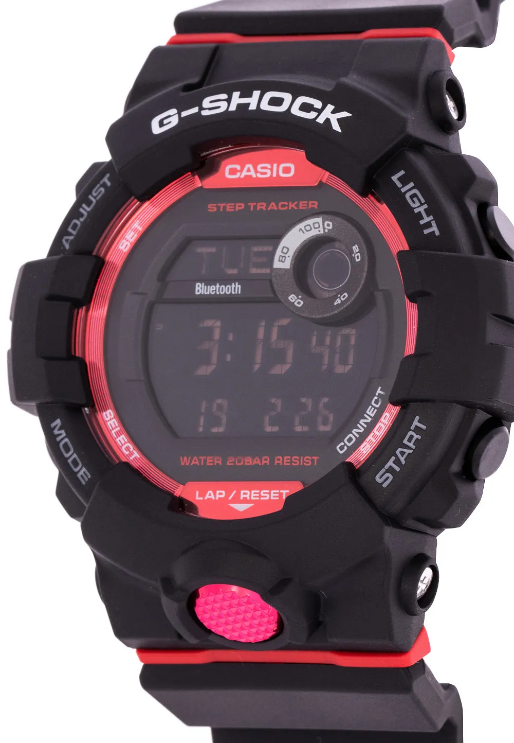 Casio G-shock GBD-800-1D Bluetooth Digital Rubber Strap Watch For Men