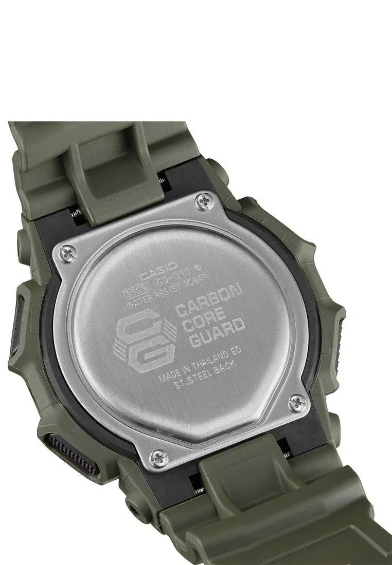 Casio G-shock GD-010-3DR Digital Rubber Strap Watch for Men