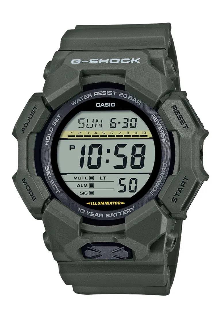 Casio G-shock GD-010-3DR Digital Rubber Strap Watch for Men