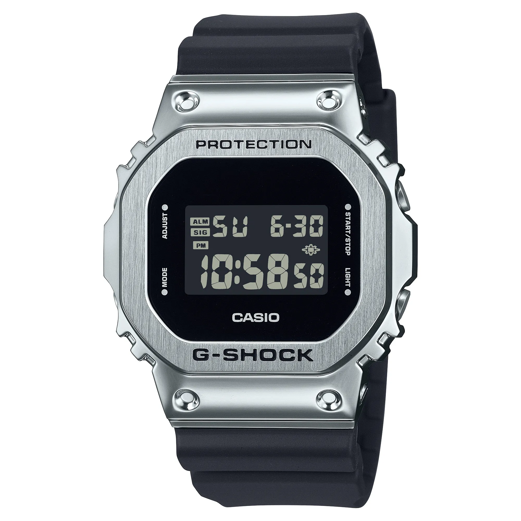 Casio G-Shock GM-5600 Lineup Black Resin Band Watch GM5600U-1D GM-5600U-1D GM-5600U-1