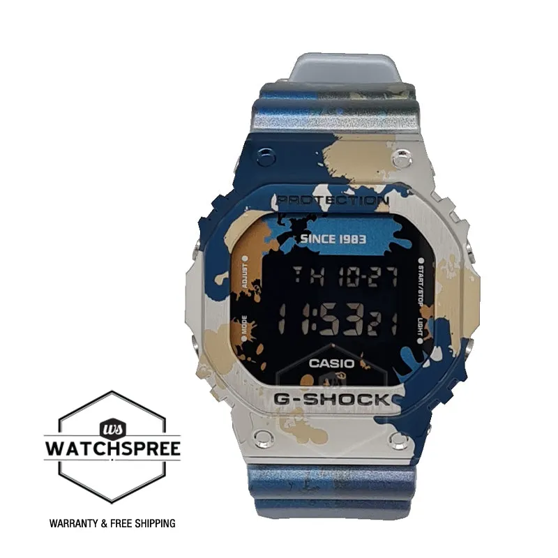 Casio G-Shock GM-5600 Lineup Street Spirit Series Original Graffiti Art Standard Square-Faced Digital Multicolour Resin Band Watch GM5600SS-1D GM-5600SS-1D GM-5600SS-1