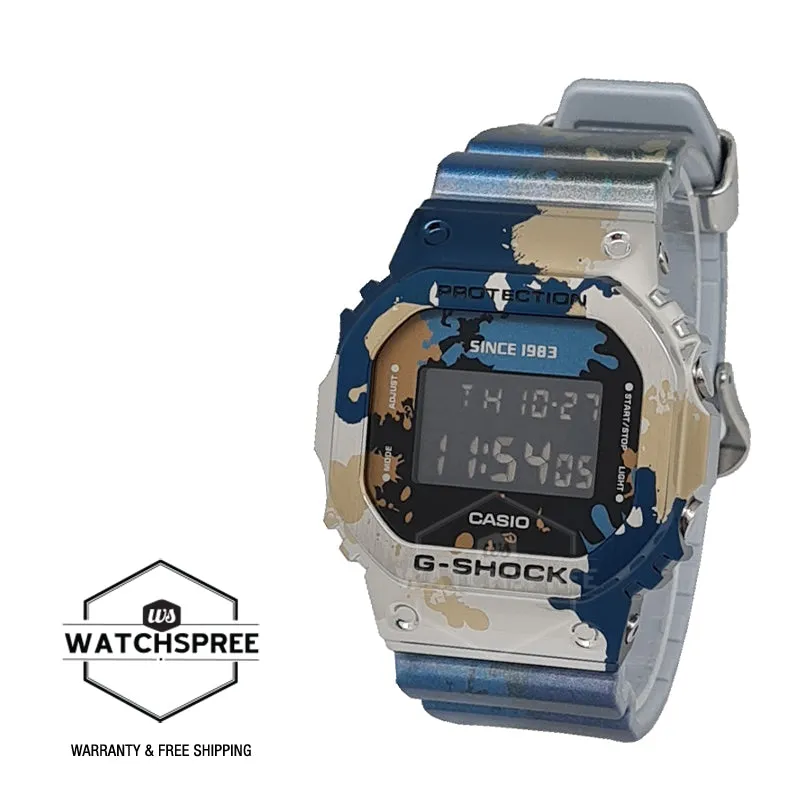 Casio G-Shock GM-5600 Lineup Street Spirit Series Original Graffiti Art Standard Square-Faced Digital Multicolour Resin Band Watch GM5600SS-1D GM-5600SS-1D GM-5600SS-1