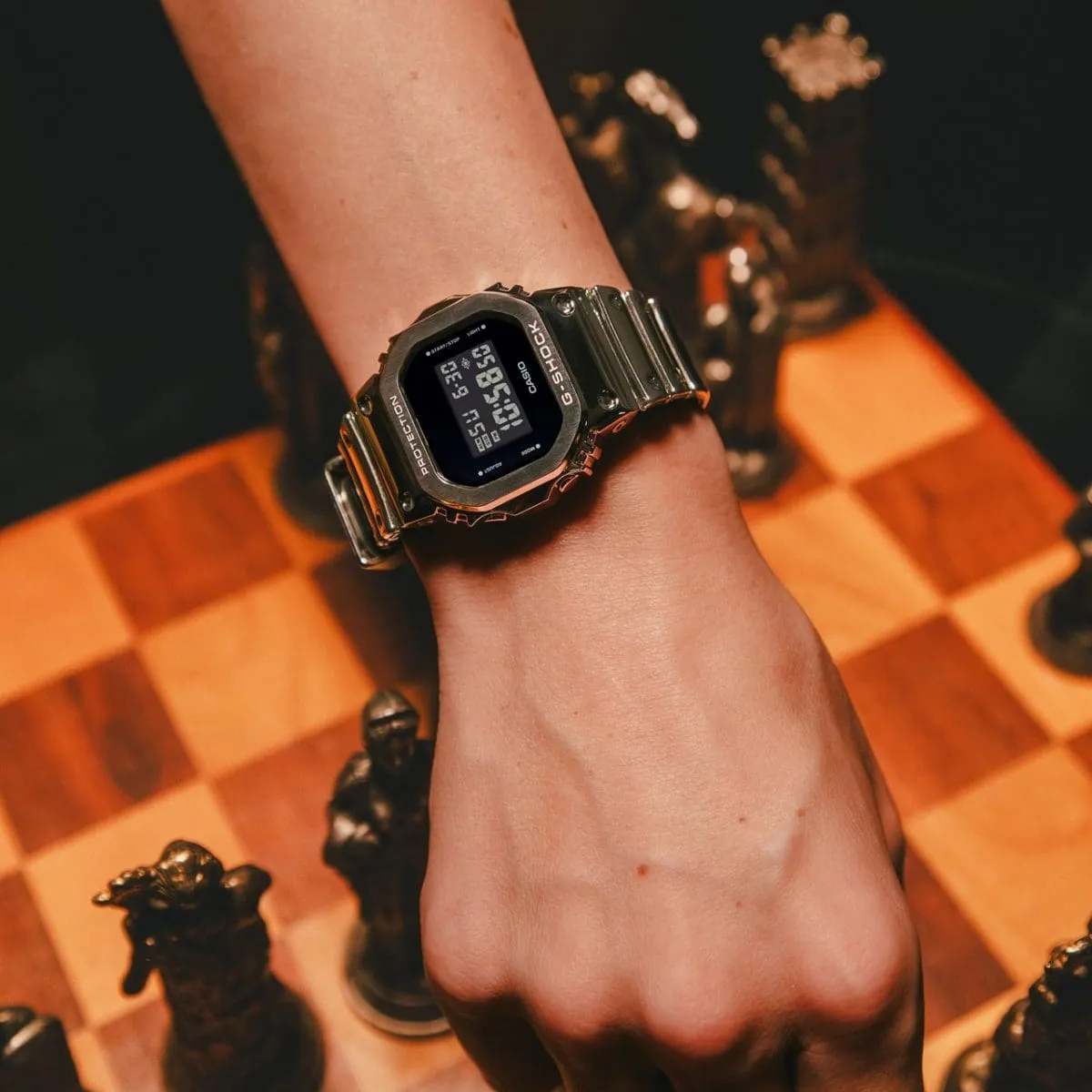 CASIO G-SHOCK GM-5600YM FINE METALLIC SERIES DIGITAL RESIN WATCH