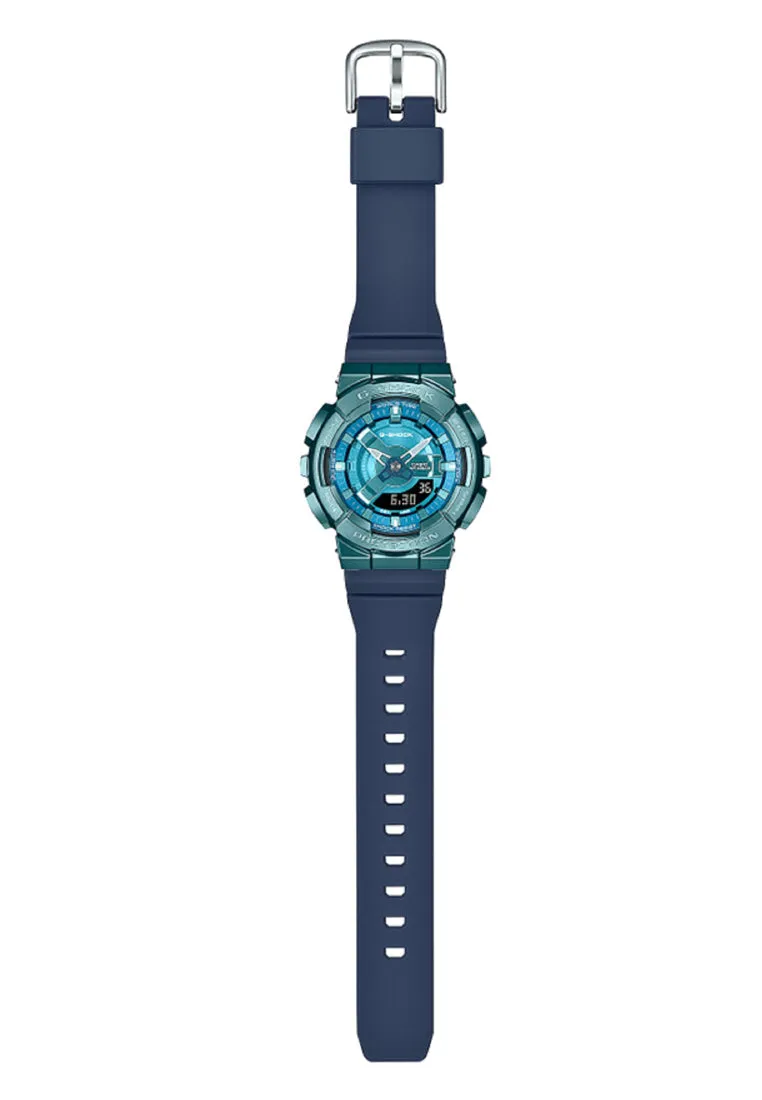 Casio G-shock GM-S110LB-2A Digital Analog Rubber Strap Watch
