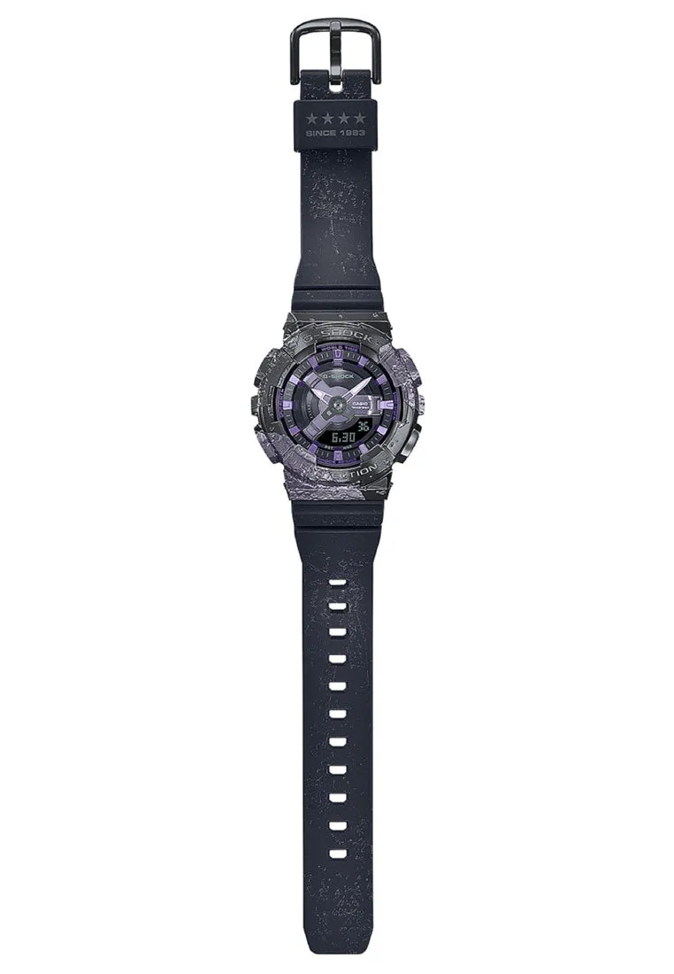 Casio G-shock GM-S114GEM-1A2DR Digital Analog Rubber Strap Watch