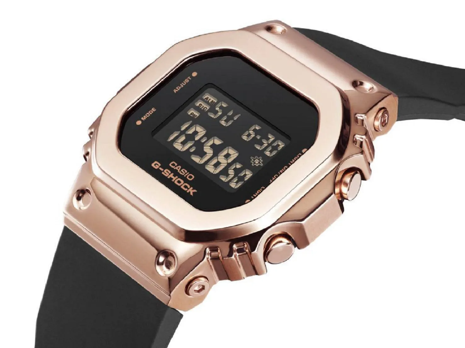 Casio G-shock GM-S5600PG-1DR Digital Rubber Strap Watch