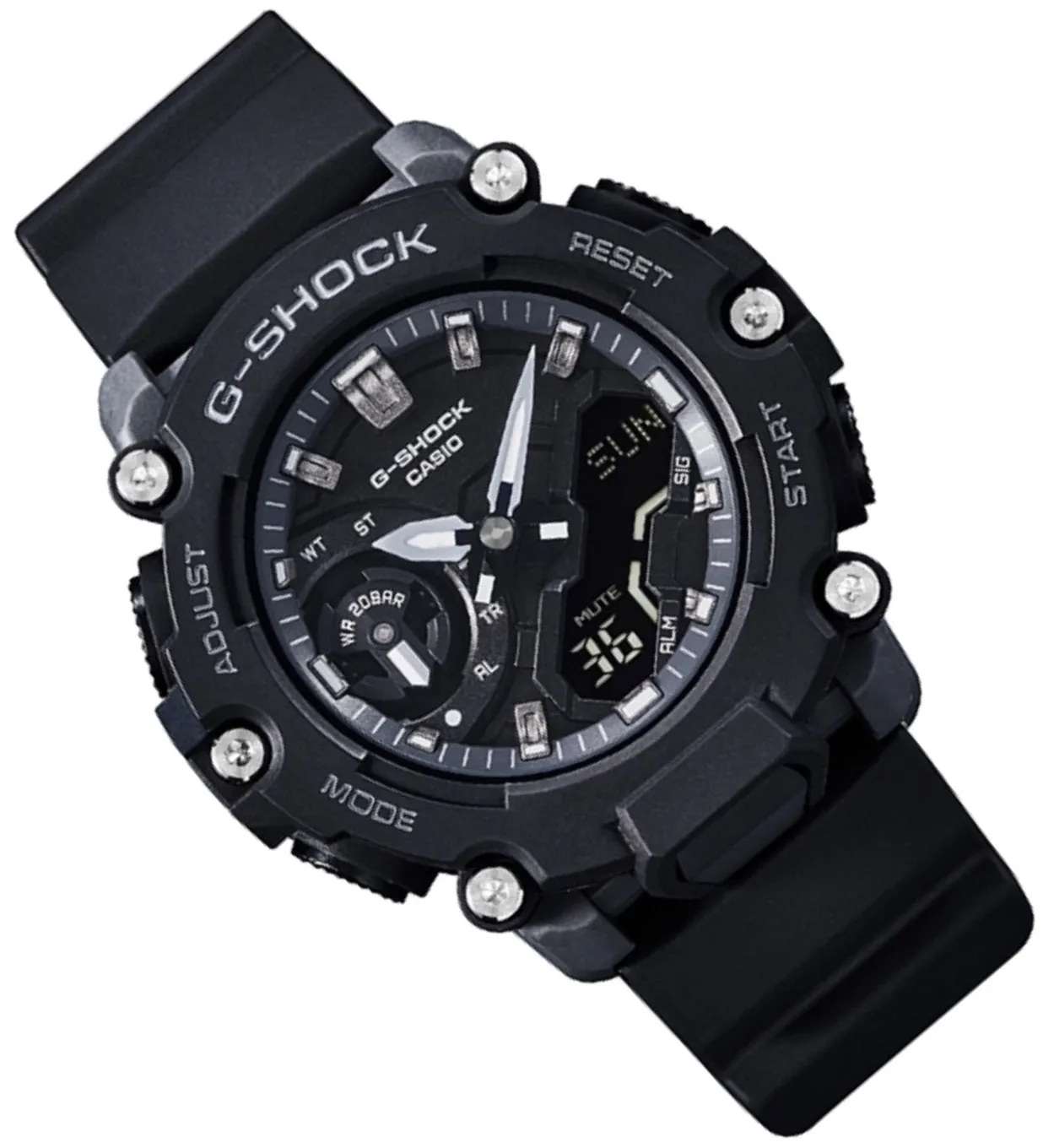 Casio G-shock GMA-S2200-1A Digital Analog Rubber Strap Watch