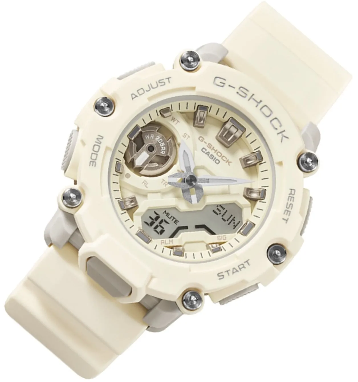 Casio G-shock GMA-S2200-7A Digital Analog Rubber Strap Watch