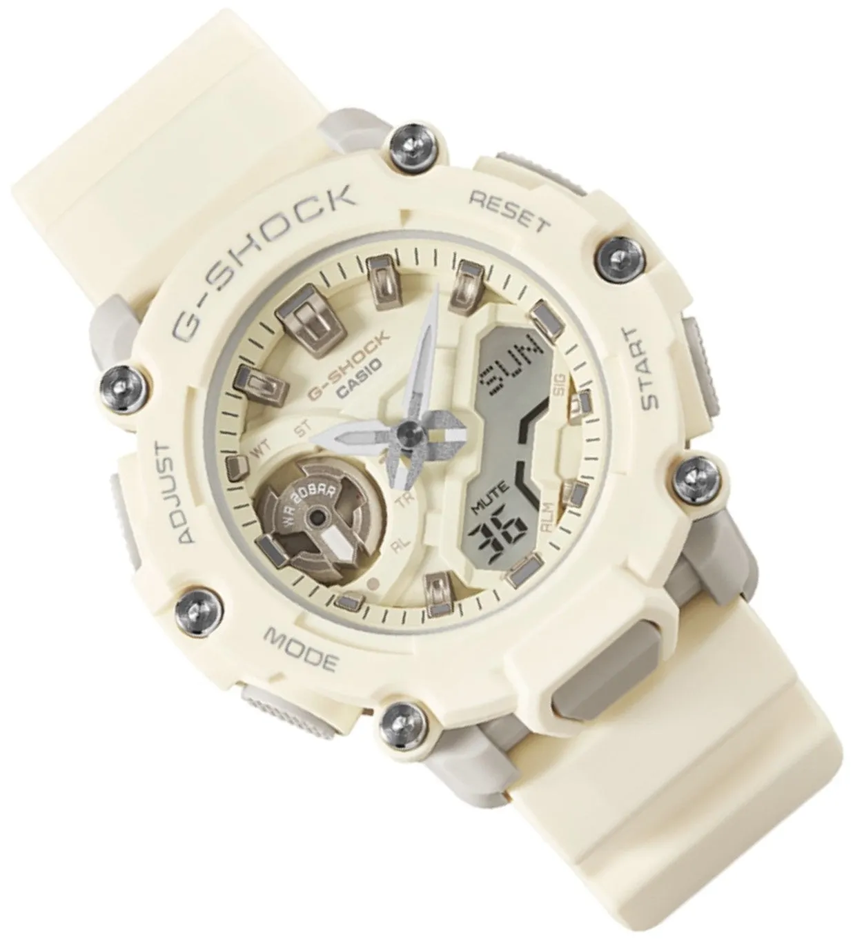 Casio G-shock GMA-S2200-7A Digital Analog Rubber Strap Watch
