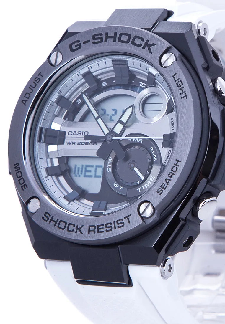 Casio G-shock GST-210B-7ADR Solar Digital Analog Rubber Strap Watch
