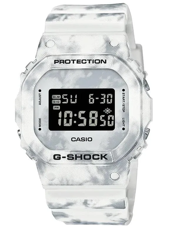 Casio G-Shock Limited Edition SNOW CAMOUFLAGE Mens Watch DW5600GC-7