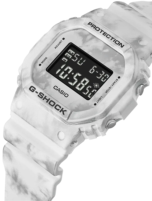 Casio G-Shock Limited Edition SNOW CAMOUFLAGE Mens Watch DW5600GC-7