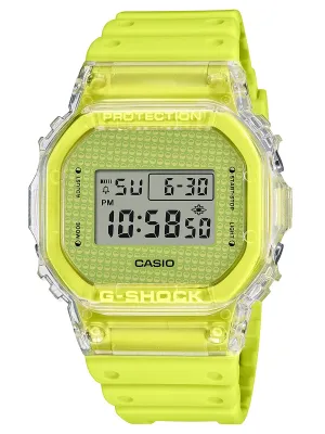 Casio G-Shock LUCKY DROP Limited Edition Yellow Watch w/ Capsule Ball DW5600GL-9