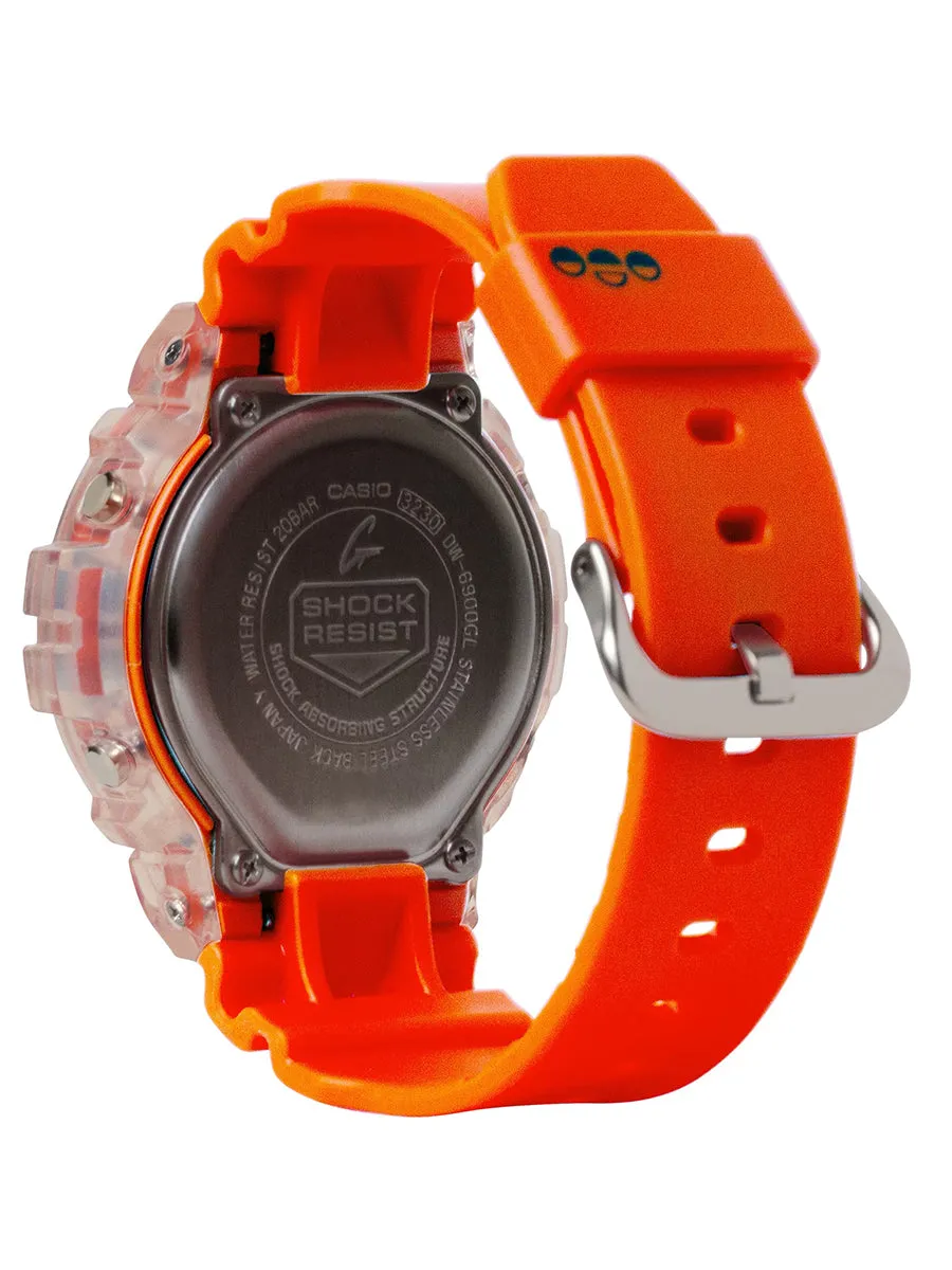 Casio G-Shock LUCKY DROP Ltd Edition Orange Mens/Womens Watch DW6900GL-4