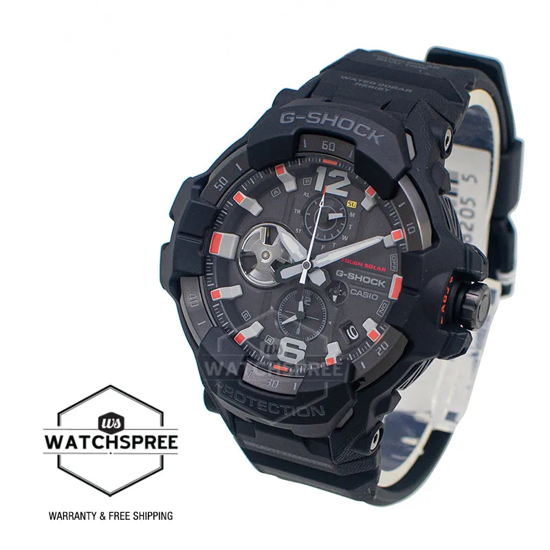 Casio G-Shock MASTER OF G AIR GRAVITYMASTER Emergency Colours Series Bluetooth Tough Solar Bio-Based Watch GRB300EC-1A GR-B300EC-1A