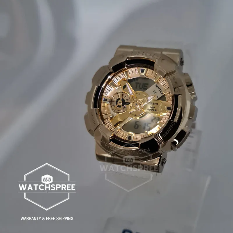 Casio G-Shock Metal Covered GM-110 Lineup Clear Semi-Transparent Resin Band Watch GM110SG-9A GM-110SG-9A