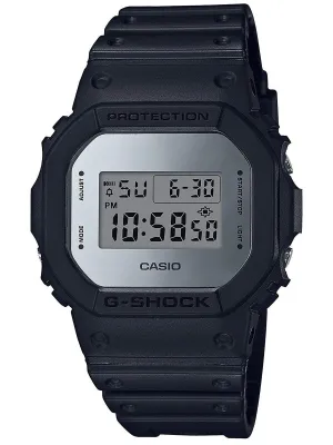 Casio G-Shock METALLIC MIRROR FACE Black Mens Watch DW5600BBMA-1