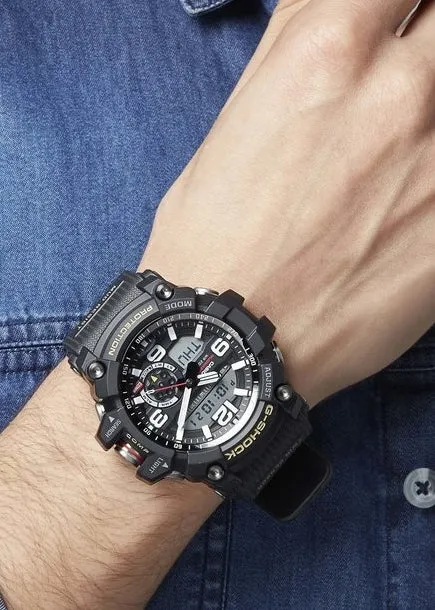CASIO G-SHOCK MUDMASTER TWIN SENSOR BLACK GG1000-1A