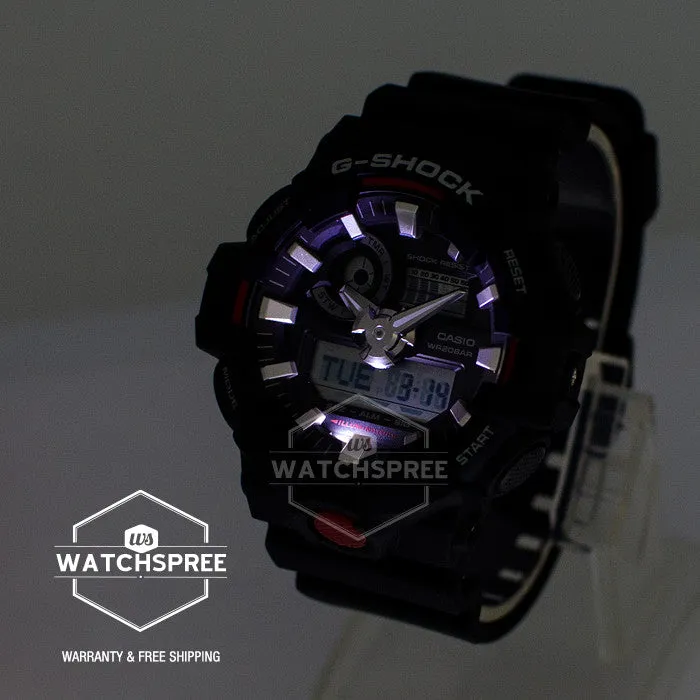 Casio G-Shock New GA-700 Black Resin Band Watch GA700-1A