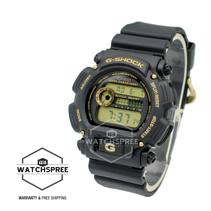 Casio G-Shock Special Color Models Black Resin Band Watch DW9052GBX-1A9 DW-9052GBX-1A9