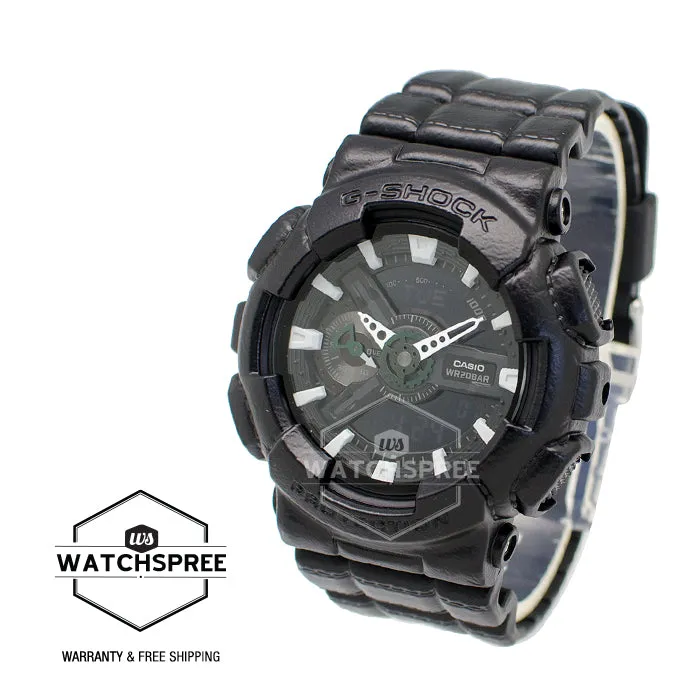 Casio G-Shock Special Color Standard Analog-Digital Black Resin Band Watch GA110BT-1A GA-110BT-1A
