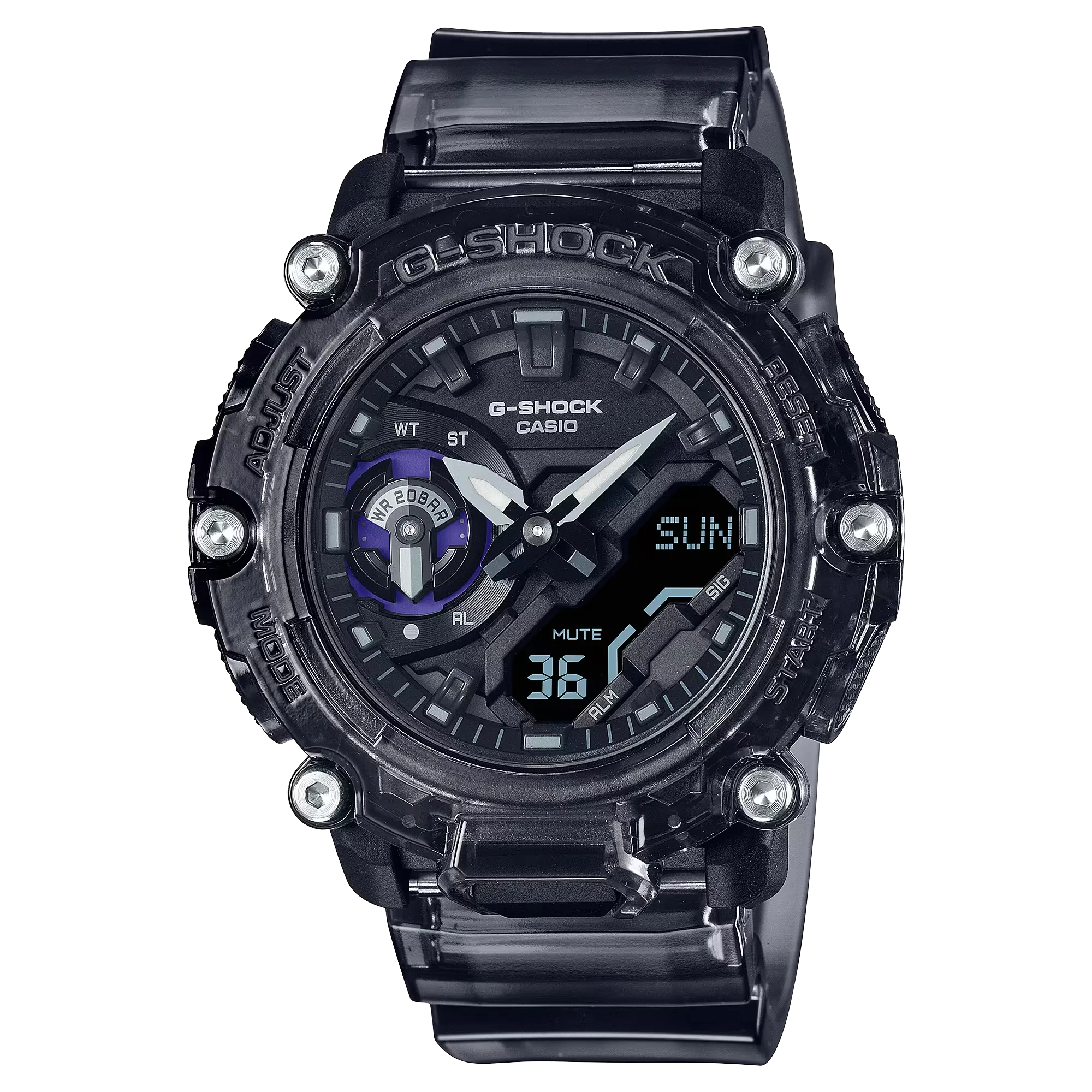 Casio G-Shock Special Colour Model Carbon Core Guard Structure Watch GA2200SKL-8A GA-2200SKL-8A