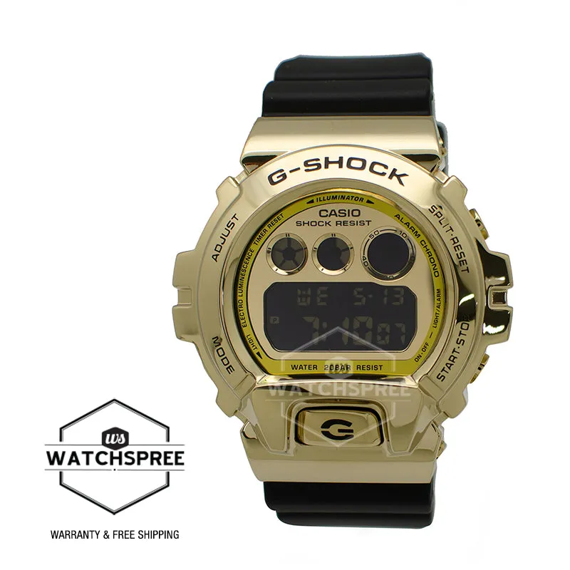 Casio G-Shock Standard Digital Metal-Covered Bezel Black Resin Band Watch GM6900G-9D GM-6900G-9D GM-6900G-9