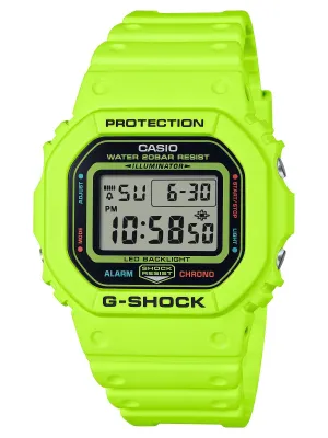 Casio G-Shock TEAM G-SHOCK Series Yellow Digital Watch DW5600EP-9