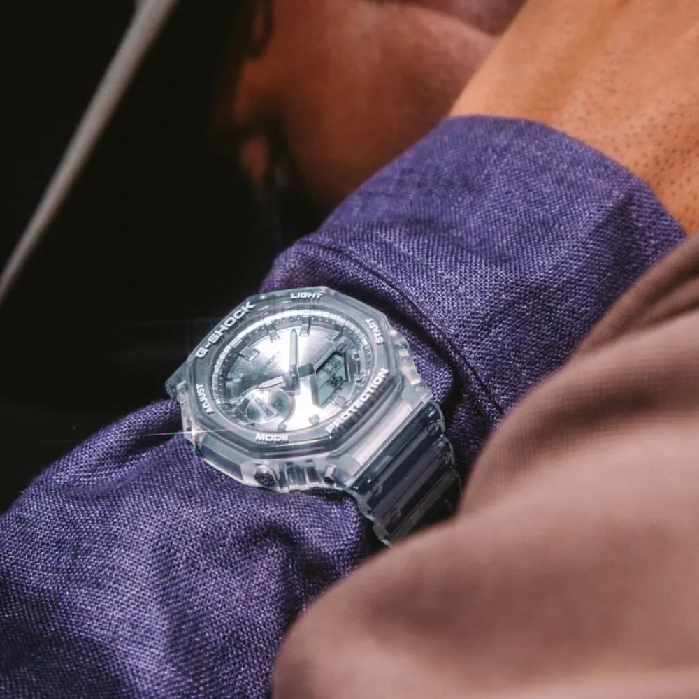 Casio G-Shock Transparent Resin Strap Unisex Watch GA-2100BM Series