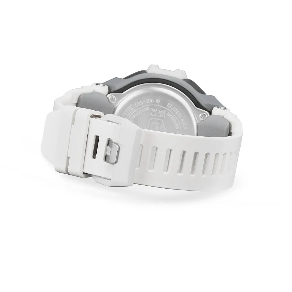 Casio G-Shock White Resin Band Watch GBD-300-7DR