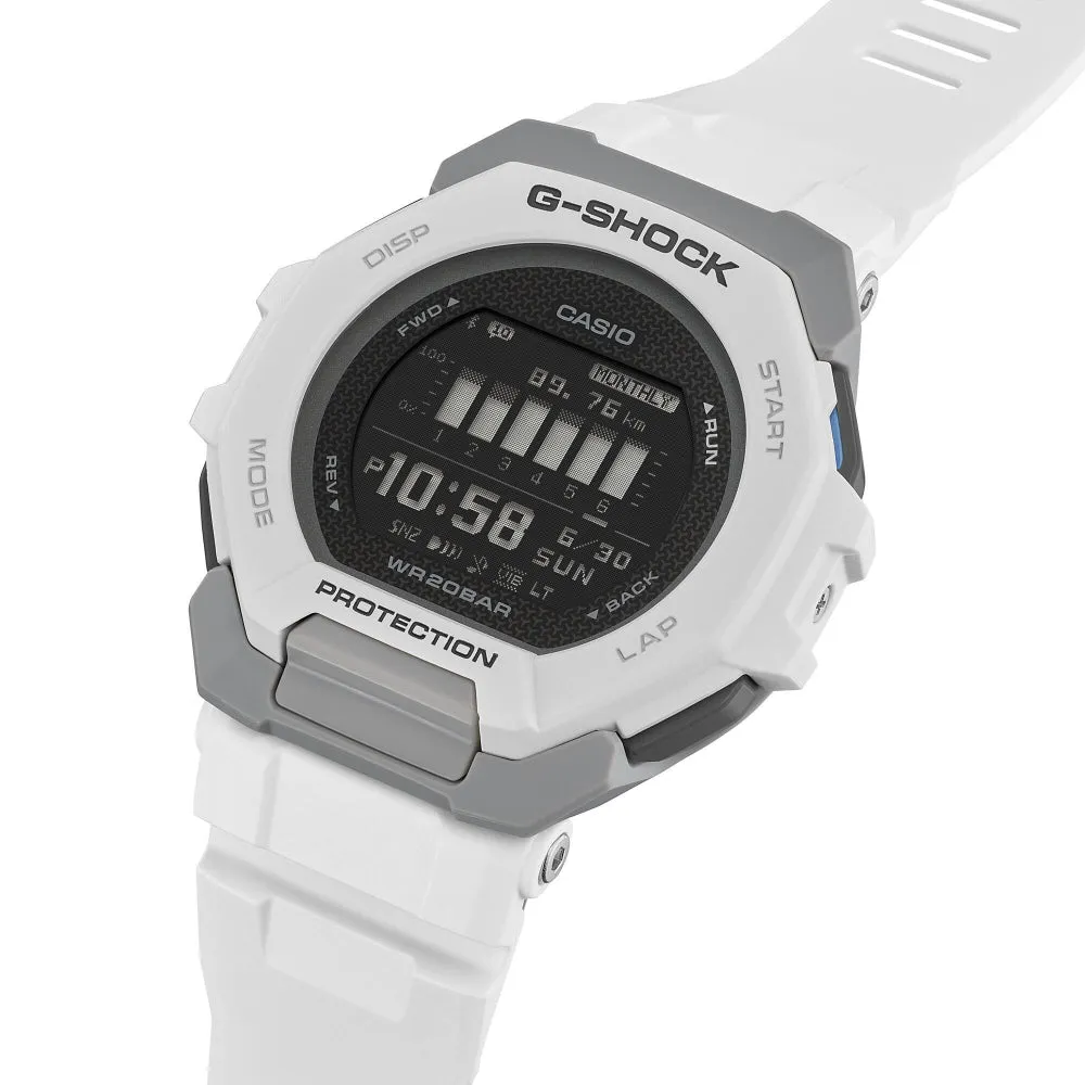 Casio G-Shock White Resin Band Watch GBD-300-7DR