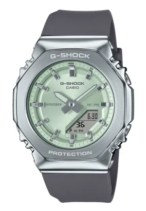 Casio G-shock Women GM-S2110-3A Digital Analog Rubber Strap Watch for Women