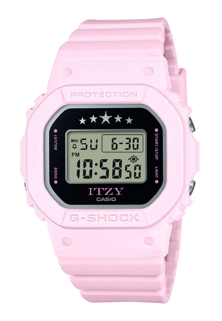 Casio G-shock Women GMD-S5610IT-4B ITZY Collaboration Digital Rubber Strap Watch For Women