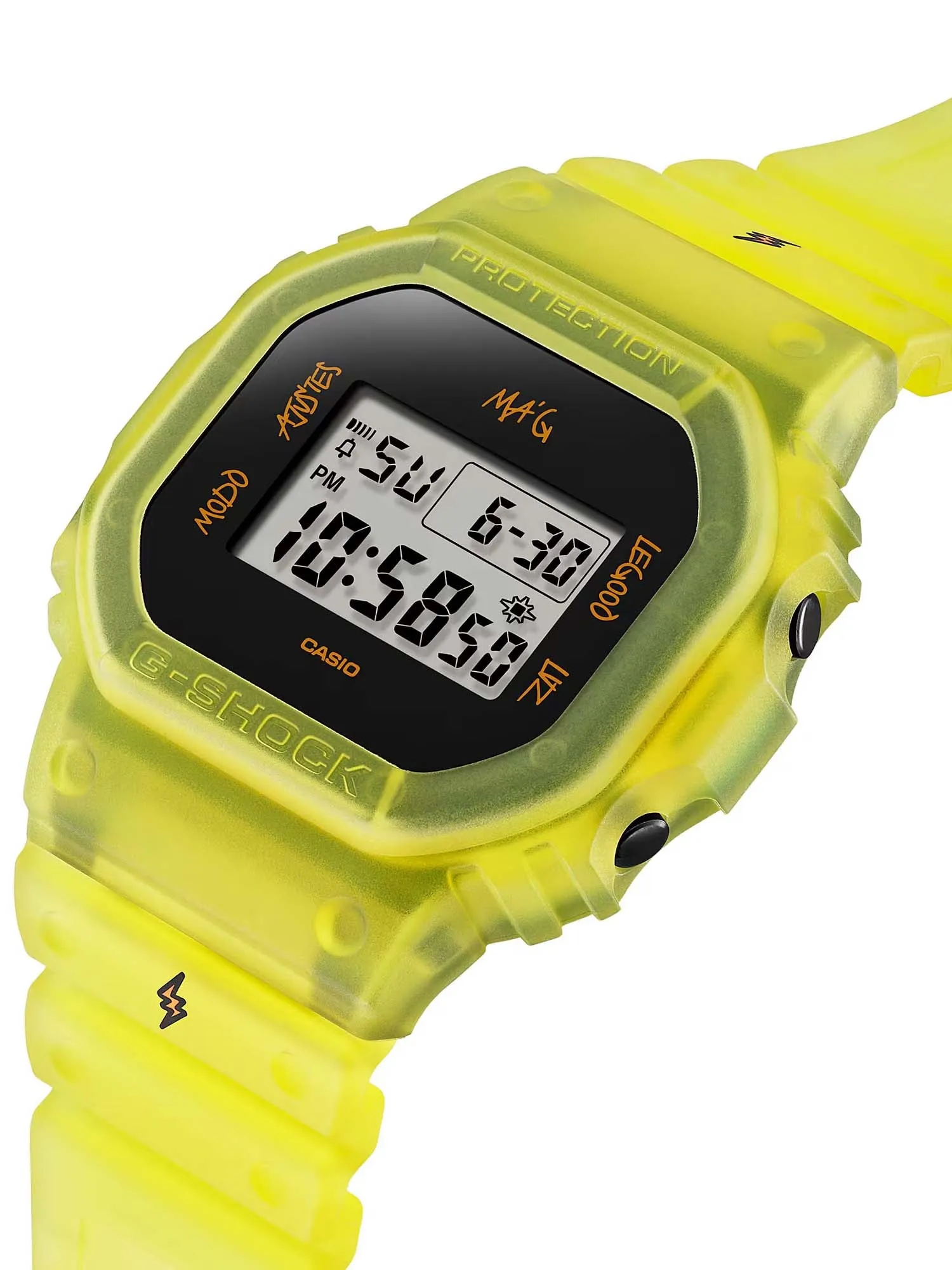Casio G-SHOCK x J BALVIN 'MA G' Limited Edition Watch   Extra Band DWE5600JB-1A9