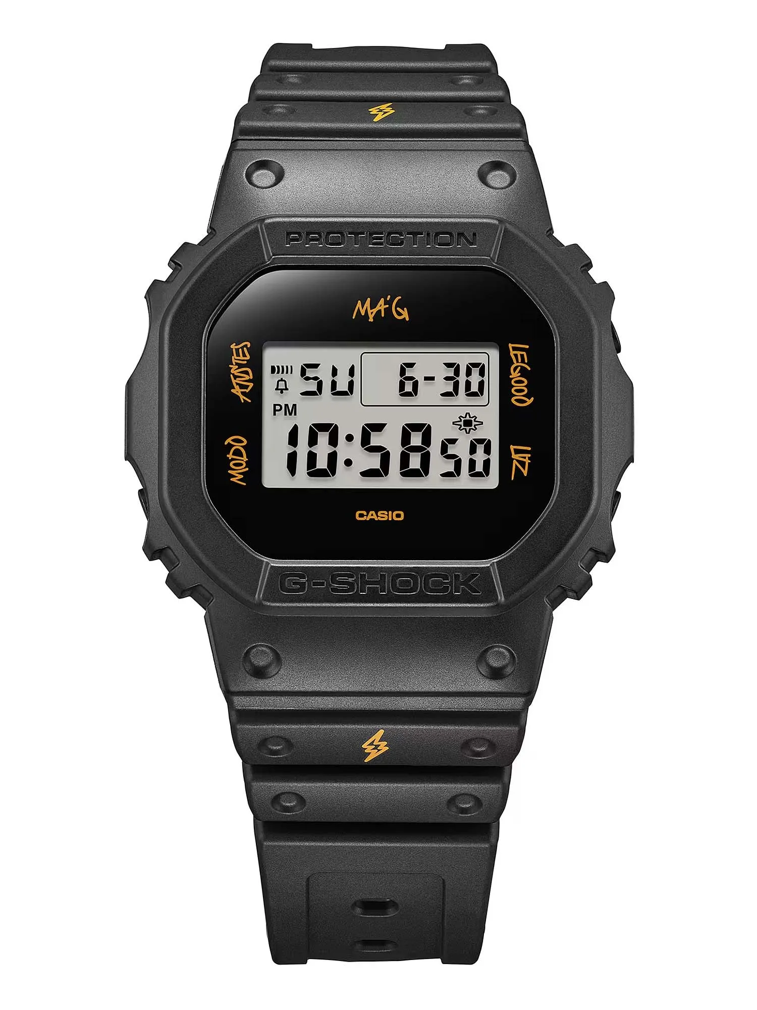 Casio G-SHOCK x J BALVIN 'MA G' Limited Edition Watch   Extra Band DWE5600JB-1A9
