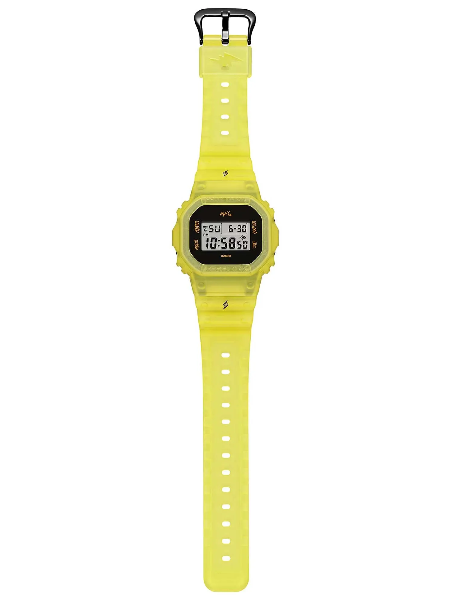 Casio G-SHOCK x J BALVIN 'MA G' Limited Edition Watch   Extra Band DWE5600JB-1A9