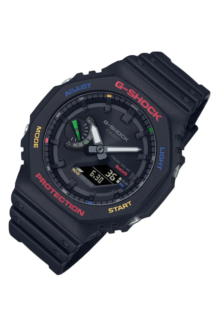Casio GA-B2100FC-1A Digital Analog Rubber Strap Watch for Men